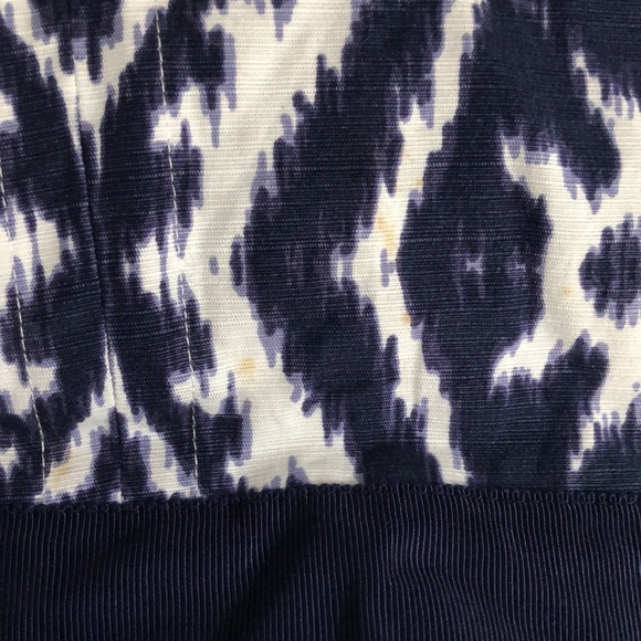 Size 16 (Large) Blue/white/teal Anne Klein midi dress - Picture 3 of 3